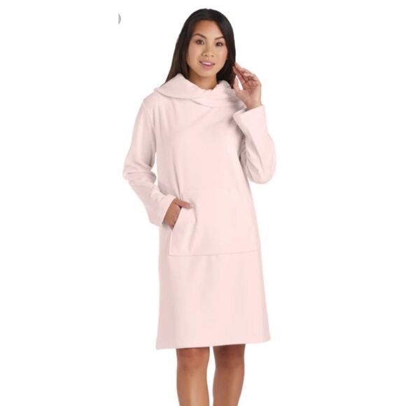 Like New Softies Velour Stretch Funnel Neck Lounge Dress | Paddi Murphy - Picture 2 of 6